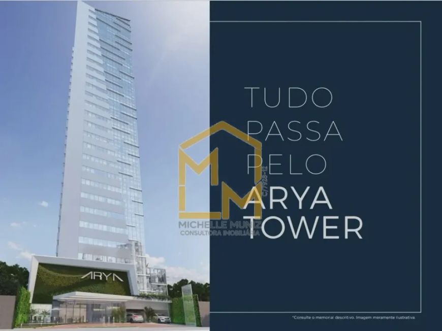 Alugo salas comerciais no Edifício Arya Tower - Salas comerciais com 26m², 52m² e 170m²