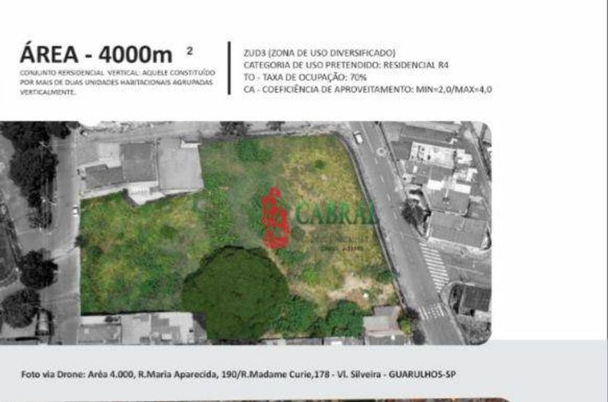 Terreno à venda, 4000 m² por R$ 7.000.000,00 - Jardim Aliança - Guarulhos/SP