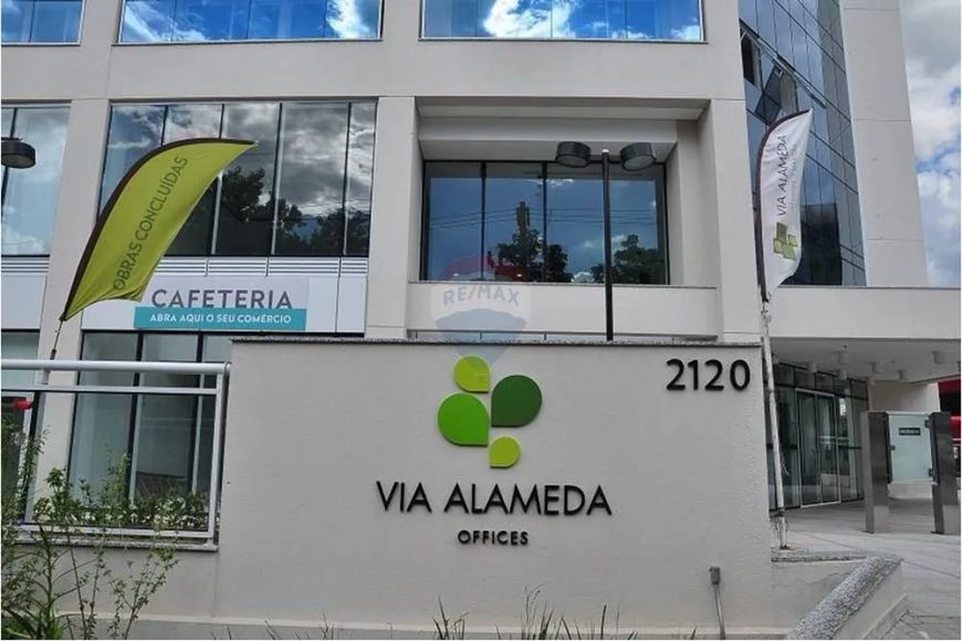 LOCAÇÃO DE SALA COMERCIAL VIA ALMEDA -37 M² - ANDAR ALTO