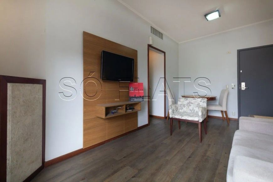 Flat Massis com 1 dormitório 42m² na rua do Shopping Center 3 para locação