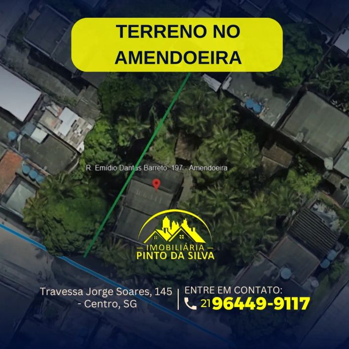Terreno para venda com 12x30 metros em Amendoeira - São Gonçalo - RJ