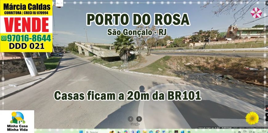 Imóvel para venda possui 29 metros quadrados com 1 quarto em Porto do Rosa - São Gonçalo - RJ