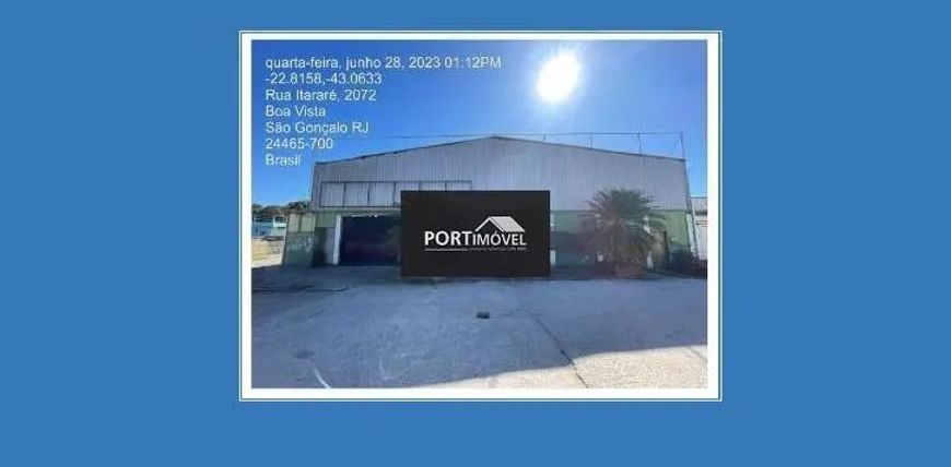 São Gonçalo Boa Vista Galpão 1.340,81m2 Terreno 1.112,00m2