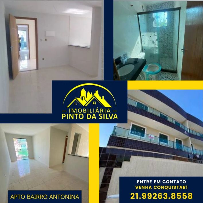 Imóvel para venda com 50 metros quadrados com 1 quarto em Antonina - São Gonçalo - RJ