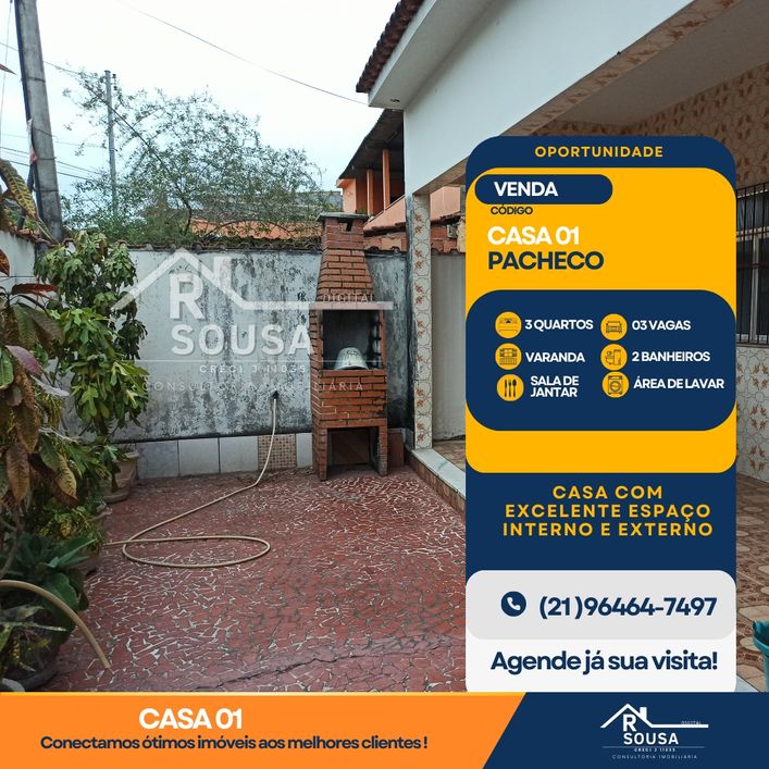 Imóvel para venda com 150 metros quadrados com 6 quartos em Pacheco - São Gonçalo - RJ