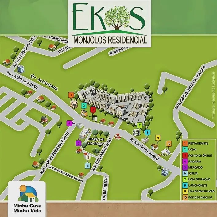 Apartamento com 2 quartos em Monjolos São Gonçalo RJ