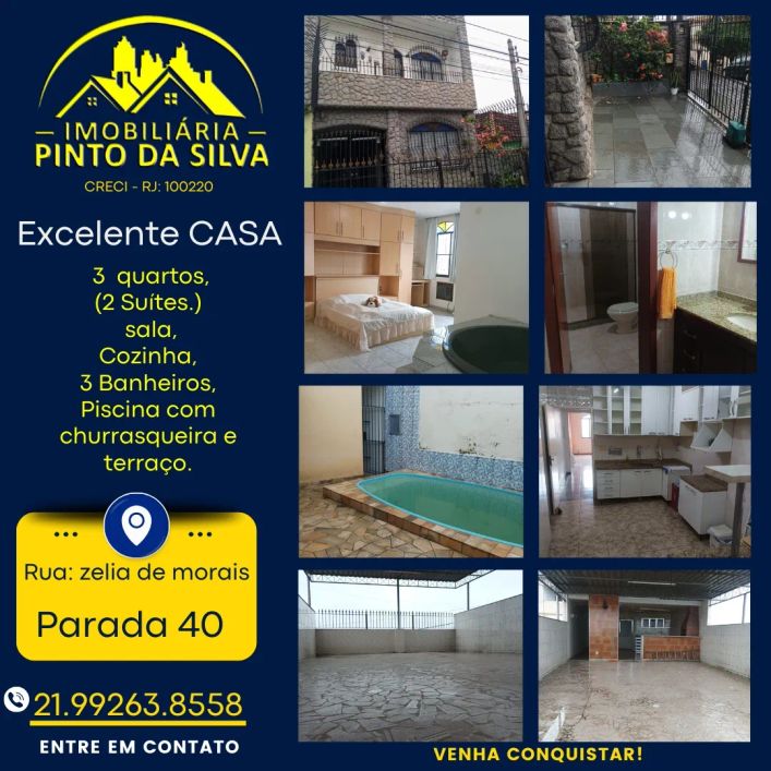 Imóvel para venda tem 163 metros quadrados com 3 quartos em Camarão - São Gonçalo - RJ