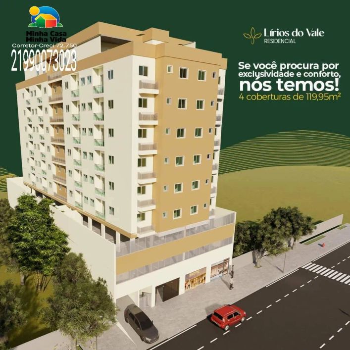 Residencial Lírios do Vale,apartamento 2 quartos com suite e varanda