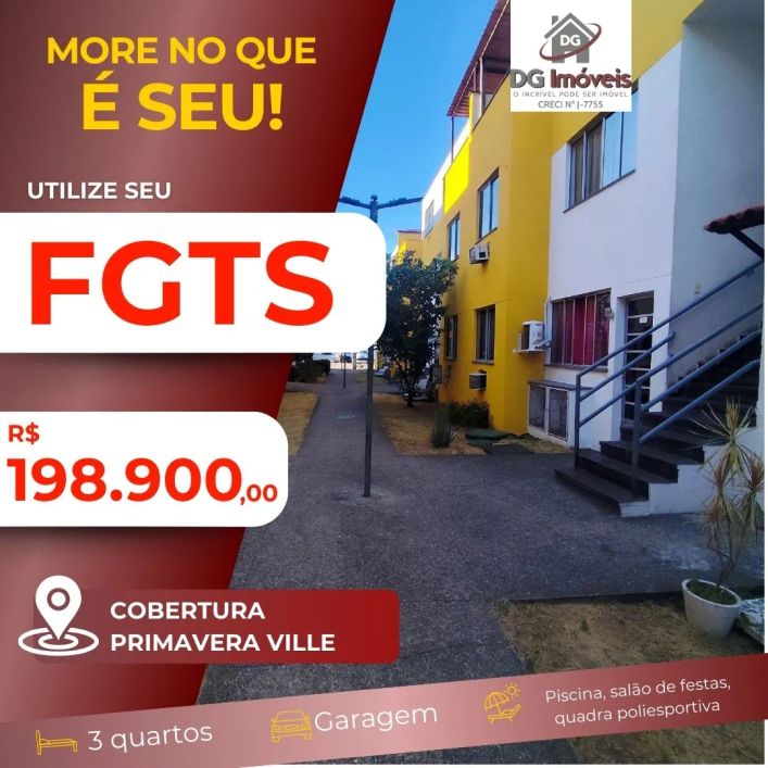 Cobertura para venda Jardim Primavera - Primavera Ville