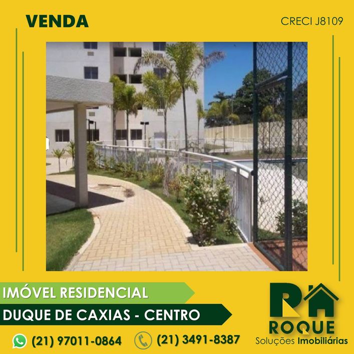 Vende-se lindo apartamento de 2 quartos no Condomínio Vitória Centro - Duque de Caxias - RJ