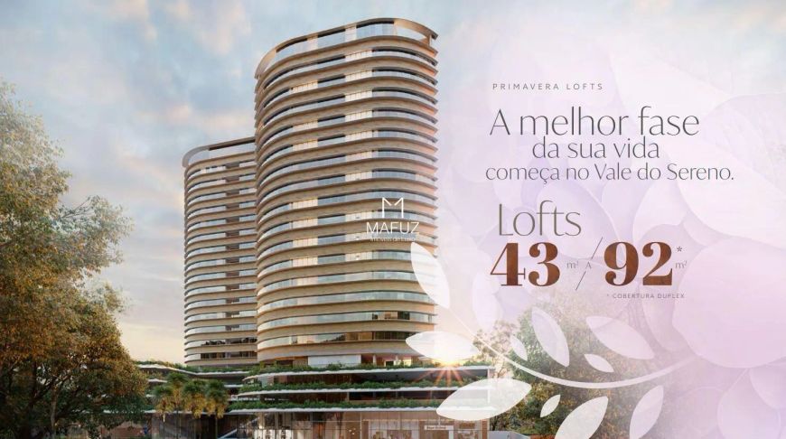 Lançamento - Loft para venda no Vale do Sereno - Nova Lima/MG