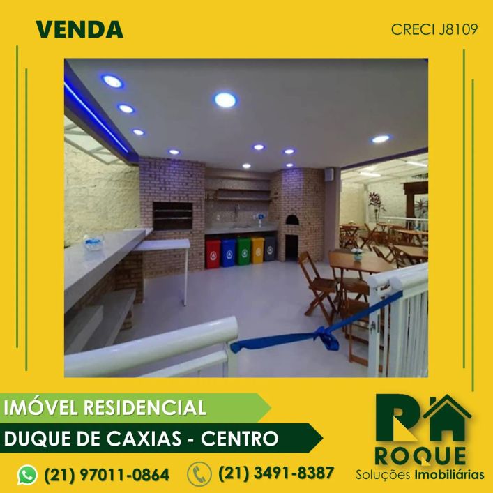 Vende-se ótimo apartamento de 3 quartos no Centro de Duque de Caxias - RJ