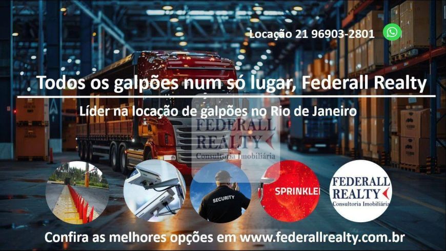 Aluguel galpão Caxias Park I e II Duque de Caxias, Rio de Janeiro