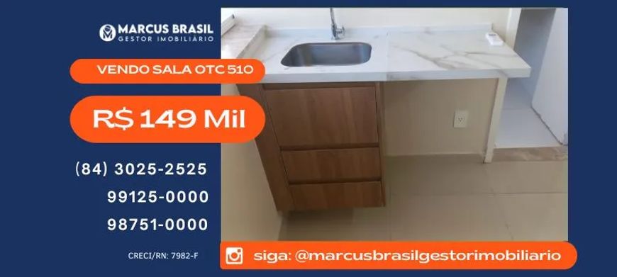 Escritório para venda possui 22 metros quadrados em Candelária - Natal - RN