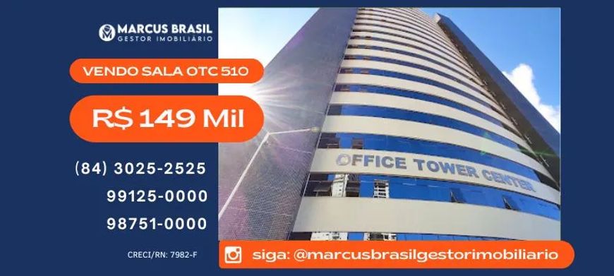 Escritório para venda possui 22 metros quadrados em Candelária - Natal - RN