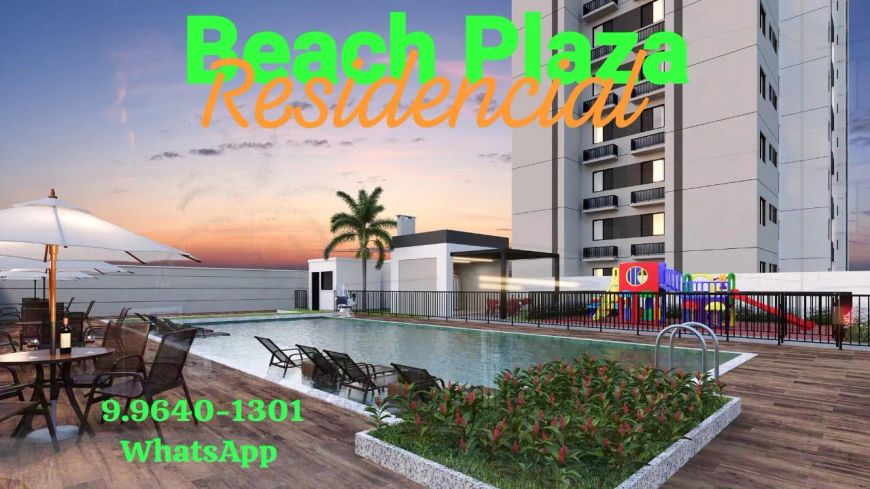 Apartamento em ponta negra, Beach Plaza Residence, investimento, 2 quartos, Natal–RN