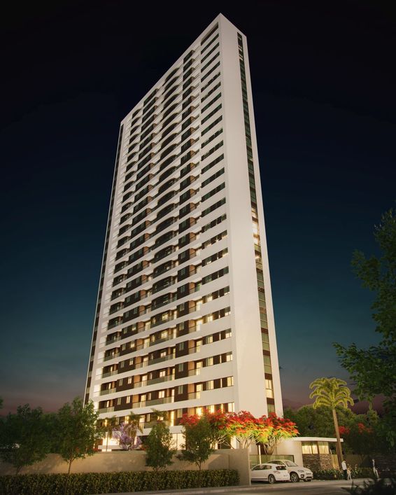 Apartamento a venda no bairro de lagoa nova condomínio Olhar Das Dunas.