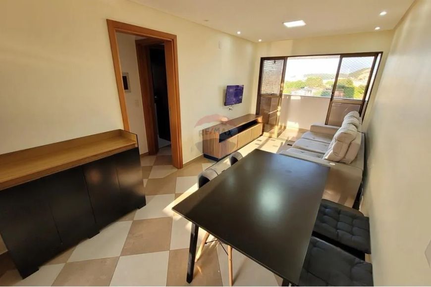 Apartamento vista mar e Morro do Careca 2 quartos com suíte 58m² mais a vaga com lazer e portaria 24