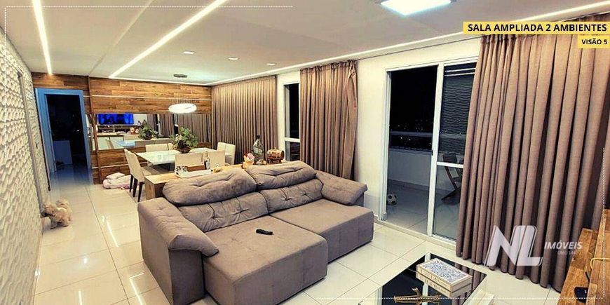 Apartamento no Lacqua Condominio Clube - 114m², 3Quartos, 3vagas - Reformado