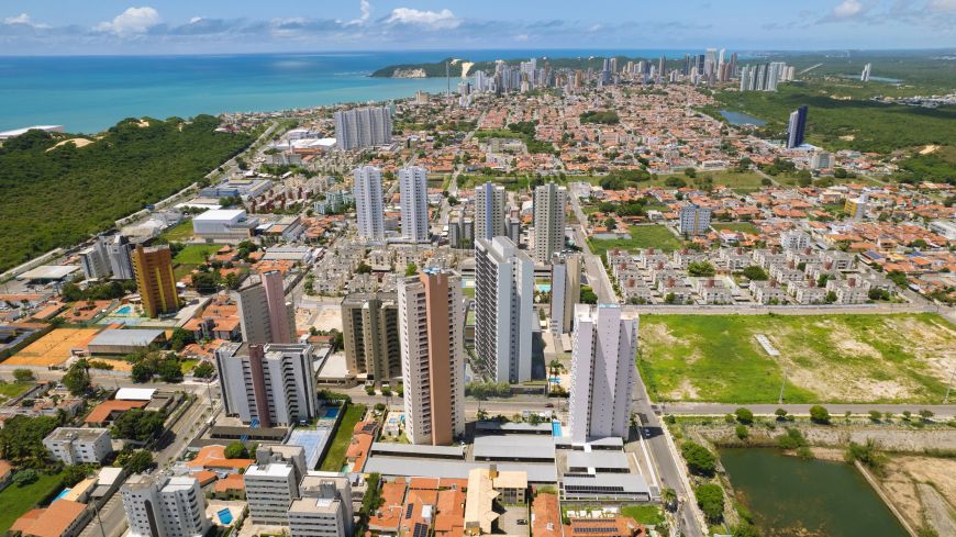 Apartamento de 2 e 3 quartos no MOOD Parque das Dunas no Coração de Capim Macio