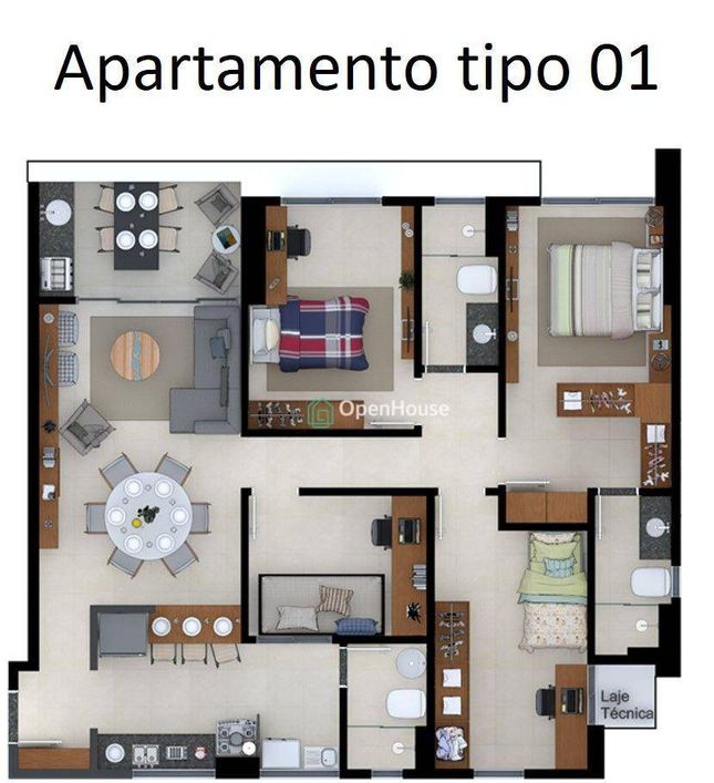 Apartamento com 3 dormitórios à venda, 92 m² por R$ 612.364,50 - Lagoa Nova - Natal/RN
