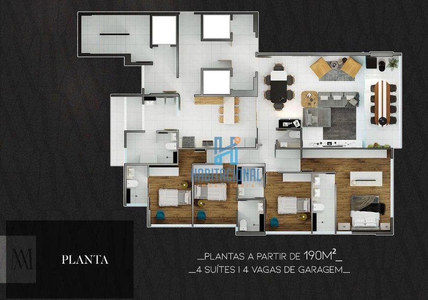 Apartamento com 3 dormitórios à venda, 190 m² por R$ 1.900.000,00 - Petrópolis - Natal/RN