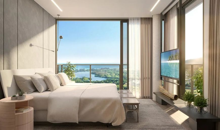 Apartamento luxuoso mobiliado com 194 metros quadrados na Barra da Tijuca