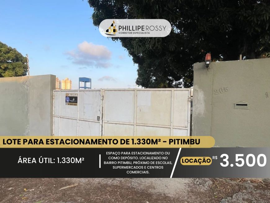 Imóvel para aluguel tem 1330 metros quadrados em Pitimbu - Natal - RN