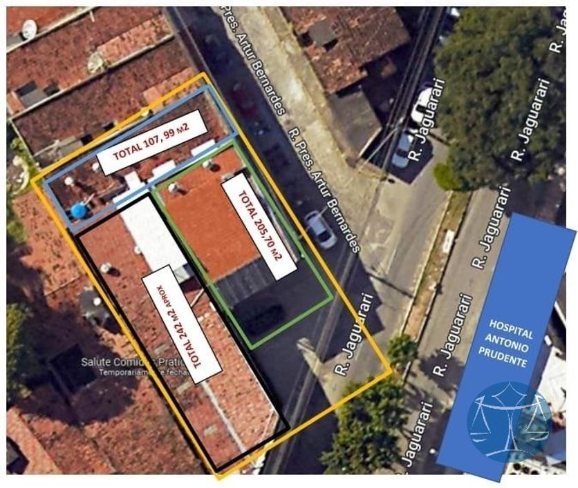 PRÉDIO COMERCIAL DE ESQUINA COM 555 METROS