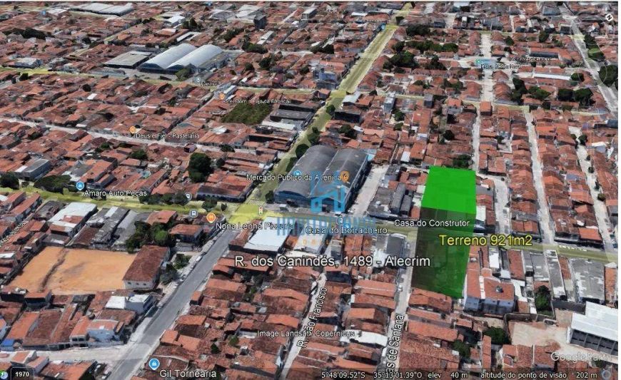 Terreno à venda, 920 m² por R$ 969.000,00 - Alecrim - Natal/RN