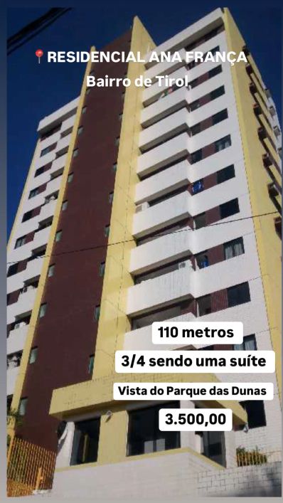 EXCELENTE APARTAMENTO PARA LOCAÇÃO NO BAIRRO DO TIROL