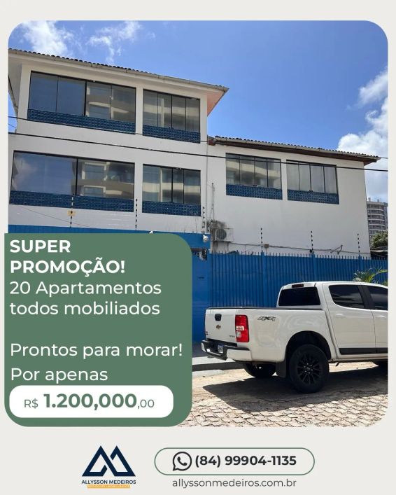 Vende-se Pousada na Praiade Ponta Negra