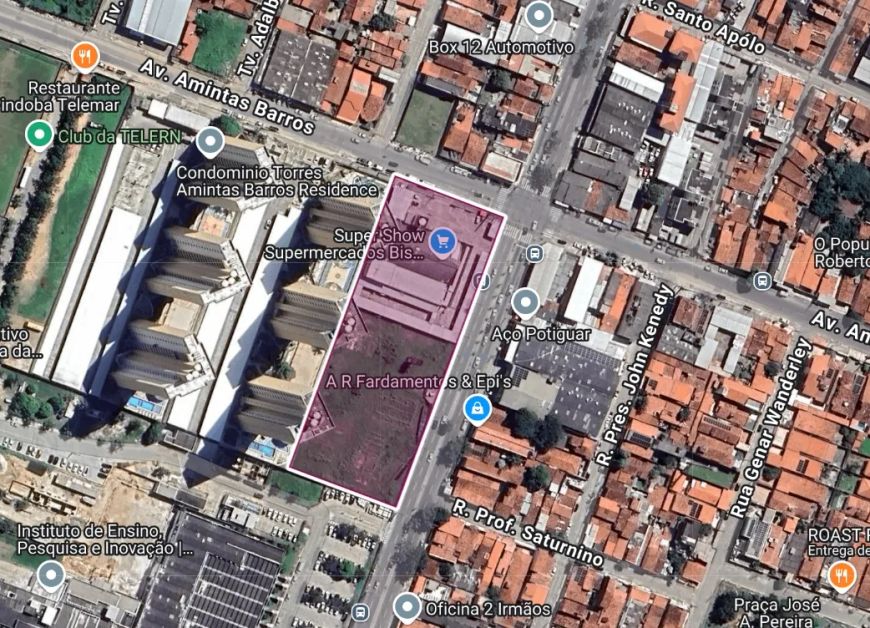TERRENO COM 7.426,30 MTS NA AV.6 VIZINHO LIGA CONTRA O CANCER.
