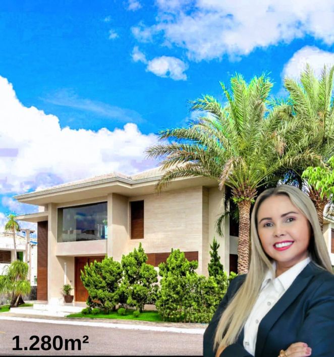 Mansão com 1.280m² no condomínio Pontanegra Boulevard, com 5 suítes, piscina, confira.