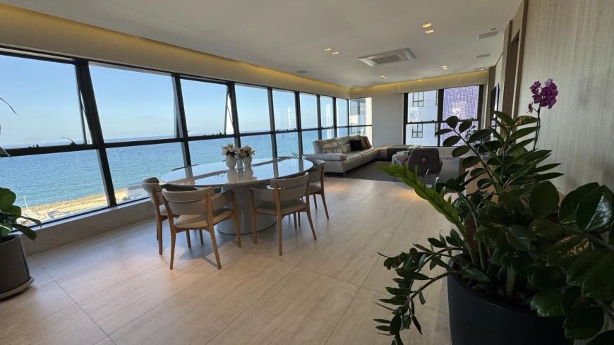 Apartamento Frente Mar para Venda em Natal, Areia Preta, 3 dormitórios, 3 suítes, 5 banheiros, 4 vag