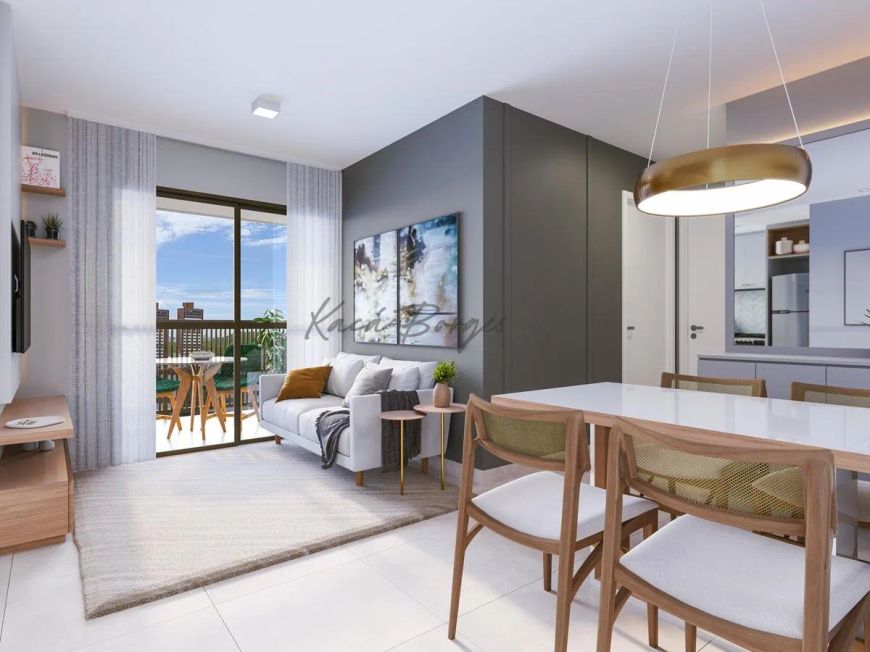 Apartamento 02 Dorm, com 01 suíte e dependência de empregada