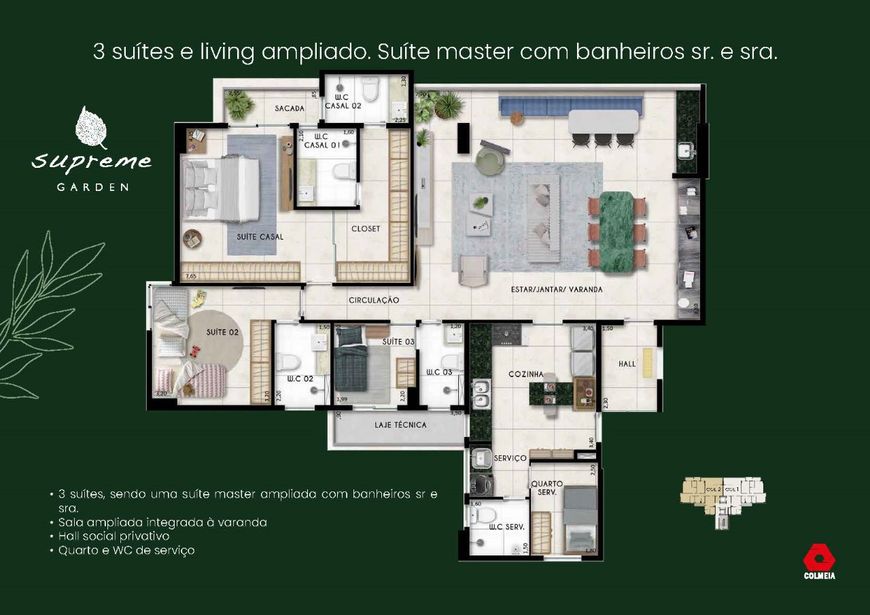 APARTAMENTO 04 SUÍTES - LAGOA NOVA