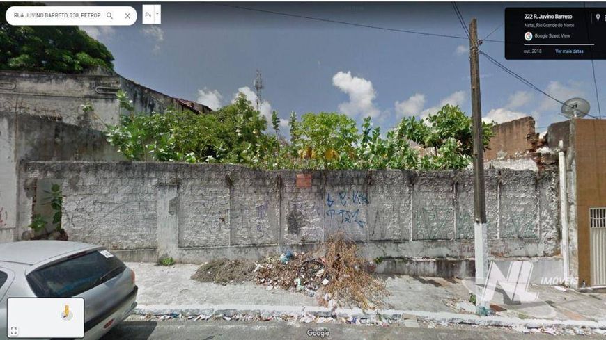 Terreno com 440m² - Rua Juvino Barreto Petropolis, Natal/RN
