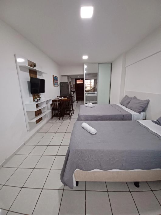Praia do Meio- FLAT AYAMBRA RESIDENCE HOTEL-Valor R$ 138 Mil. Não Financia.