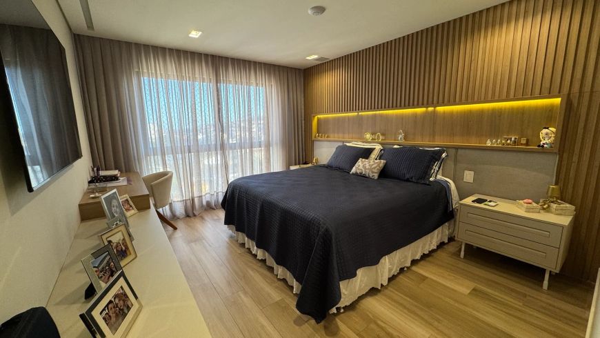 RESIDENCIAL PACAROTTI, 3 SUITES, VARANDA GOURME, 4 VAGAS E LAZER COMPLETO.