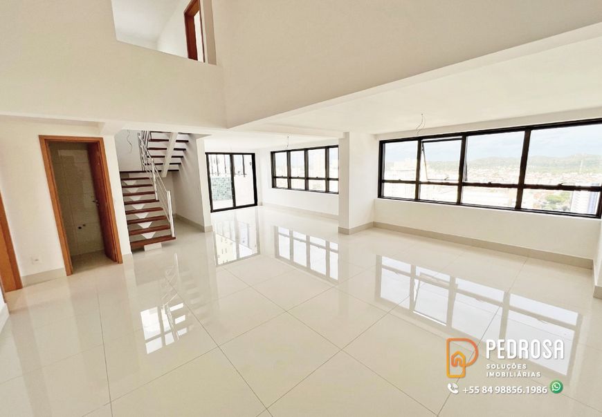 Cobertura Duplex 200 m2 - 3 Suítes - Lagoa Nova - Piscina e Área Gourmet - Vista Perfeita