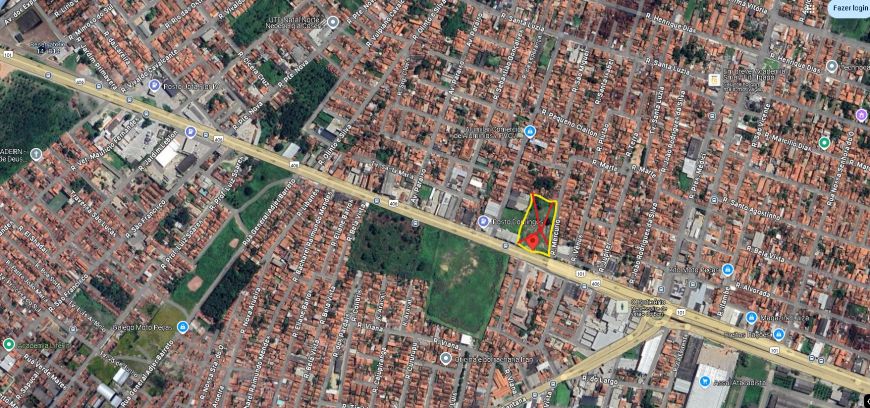 A área fica situada logo após o viaduto do gancho de igapó