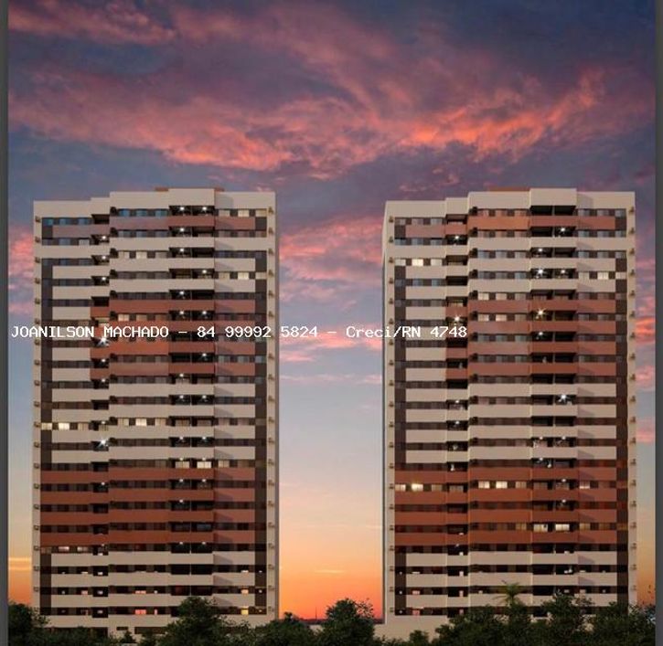APARTAMENTO RESIDENCIAL ALVORADA – 3/4 – 75m² - LAGOA NOVA..EXCELENTE