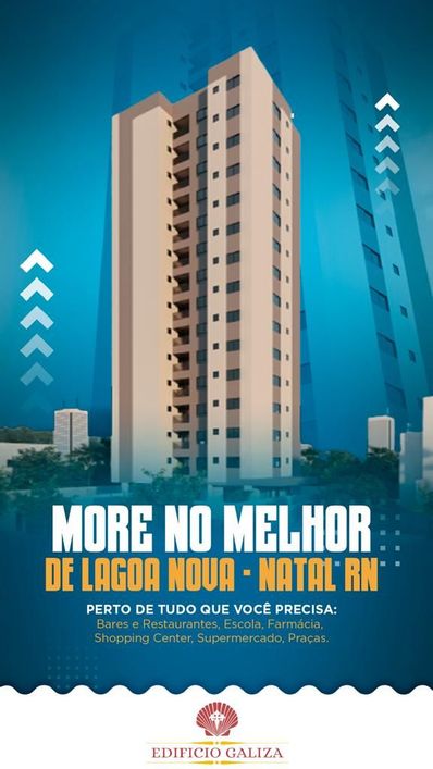 Lançamento - Apartamentos de 2 quartos com 1 suíte em Lagoa Nova, Natal/RN