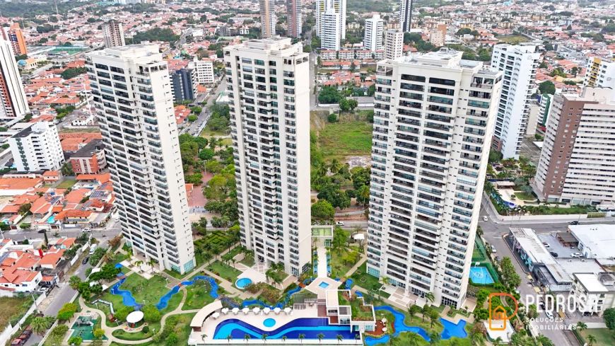 Apto com 196 m2 - 3 suítes - Mobiliado - Solar Alta Vista Capim Macio - Varanda gourmet - 4 vagas