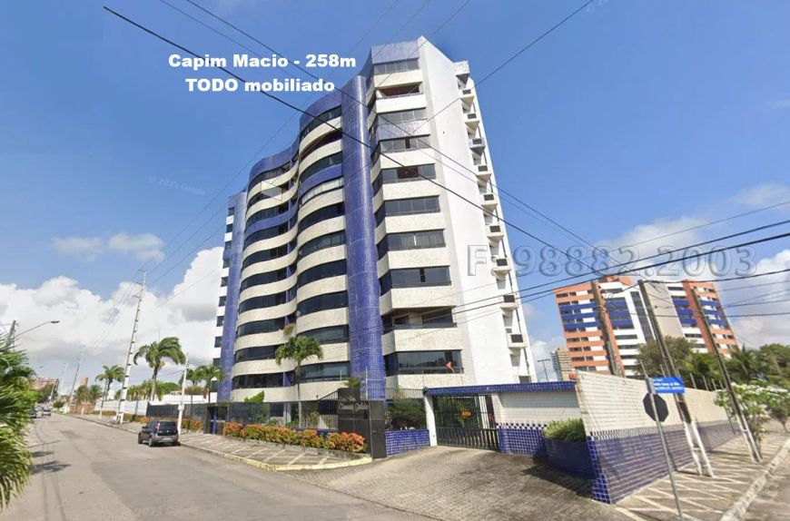 Apartamento 258m, TODO MOBILIADO, 4 suítes, 3 vagas soltas, Capim Macio
