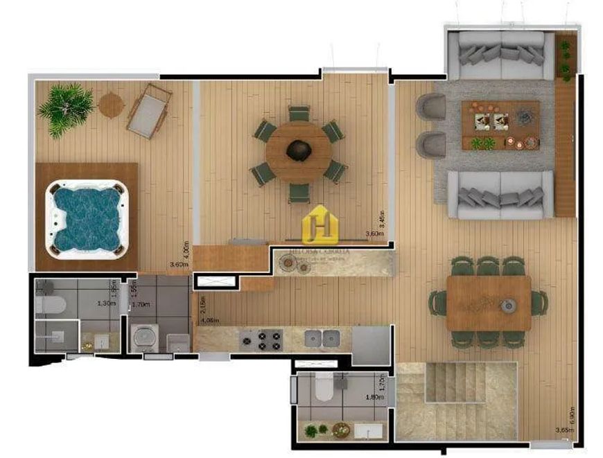 Apartamento com 3 dormitórios à venda, 149 m² por R$ 2.007.168 - Capim Macio - Natal/RN