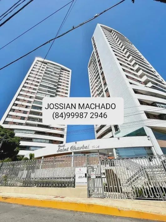 Locação - Apartamento com 4/4 - 108m² - Condomínio Saint Charbel - Capim Macio - Natal RN