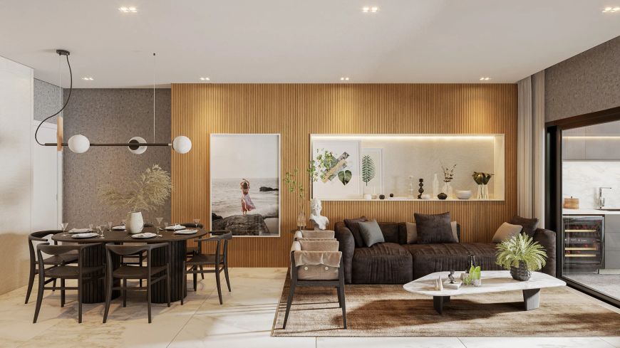 Apartamentos de Alto padrão de 2 e 3 quartos com vista mar no Essence Capim Macio.