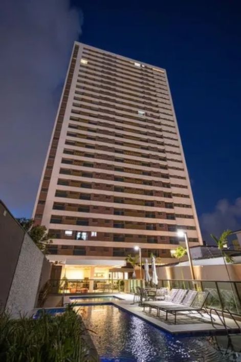 Apartamento em Lagoa Nova (61 m², andar alto, 2/4, Edifício Olhar das Dunas)